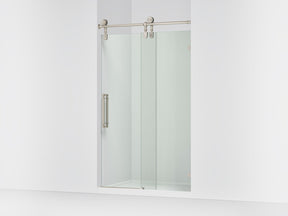 Artifacts™ 45-1/4"-46-1/4" W x 80-7/8" H sliding shower door with 3/8"-thick Crystal Clear glass