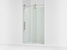 Artifacts™ 45-1/4"-46-1/4" W x 80-7/8" H sliding shower door with 3/8"-thick Crystal Clear glass