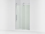 Artifacts™ 45-1/4"-46-1/4" W x 80-7/8" H sliding shower door with 3/8"-thick Crystal Clear glass