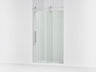 Artifacts™ 46-1/4"-47-1/4" W x 80-7/8" H sliding shower door with 3/8"-thick Crystal Clear glass