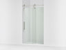 Artifacts™ 46-1/4"-47-1/4" W x 80-7/8" H sliding shower door with 3/8"-thick Crystal Clear glass