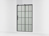 Rely® 44-5/8"-47-5/8" W x 76.99" H sliding shower door with 3/8"-thick Frosted glass