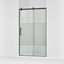 Rely® 44-5/8"-47-5/8" W x 76.99" H sliding shower door with 3/8"-thick Crystal Clear glass