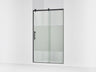 Rely® 44-5/8"-47-5/8" W x 76.99" H sliding shower door with 3/8"-thick Crystal Clear glass