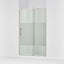 Rely® 44-5/8"-47-5/8" W x 76.99" H sliding shower door with 3/8"-thick Crystal Clear glass