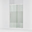 Rely® 44-5/8"-47-5/8" W x 76.99" H sliding shower door with 3/8"-thick Crystal Clear glass