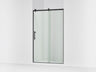 Rely® 44-5/8"-47-5/8" W x 76.99" H sliding shower door with 3/8"-thick Crystal Clear glass