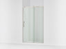 Rely® 44-5/8"-47-5/8" W x 76.99" H sliding shower door with 3/8"-thick Crystal Clear glass