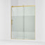 Rely® 56-5/8"-59-5/8" W x 76.99" H sliding shower door with 3/8"-thick Crystal Clear glass