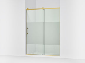 Rely® 56-5/8"-59-5/8" W x 76.99" H sliding shower door with 3/8"-thick Crystal Clear glass