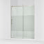 Rely® 56-5/8"-59-5/8" W x 76.99" H sliding shower door with 3/8"-thick Crystal Clear glass