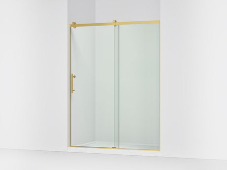 Rely® 56-5/8"-59-5/8" W x 76.99" H sliding shower door with 3/8"-thick Crystal Clear glass