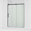 Rely® 56-5/8"-59-5/8" W x 76.99" H sliding shower door with 3/8"-thick Crystal Clear glass
