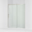 Rely® 56-5/8"-59-5/8" W x 76.99" H sliding shower door with 3/8"-thick Crystal Clear glass