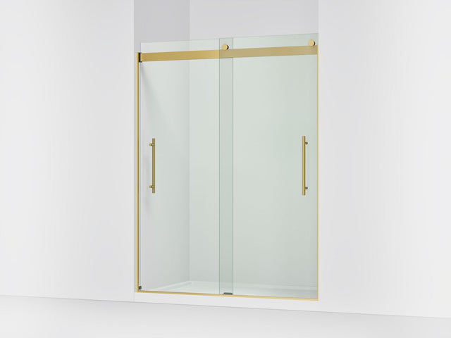 Levity® Plus 56-5/8"-59-5/8" W x 77.53" H bypass shower door with 5/16"-thick Crystal Clear glass