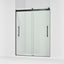 Levity® Plus 56-5/8"-59-5/8" W x 77.53" H bypass shower door with 5/16"-thick Crystal Clear glass
