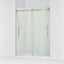 Levity® Plus 56-5/8"-59-5/8" W x 77.53" H bypass shower door with 5/16"-thick Crystal Clear glass