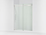 Levity® Plus 56-5/8"-59-5/8" W x 77.53" H bypass shower door with 5/16"-thick Crystal Clear glass