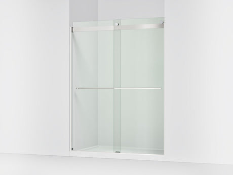 Levity® Plus 56-5/8"-59-5/8" W x 77.53" H bypass shower door with 5/16"-thick Crystal Clear glass