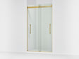 Levity® Plus 44-5/8"-47-5/8" W x 81.61" H bypass shower door with 3/8"-thick Crystal Clear glass