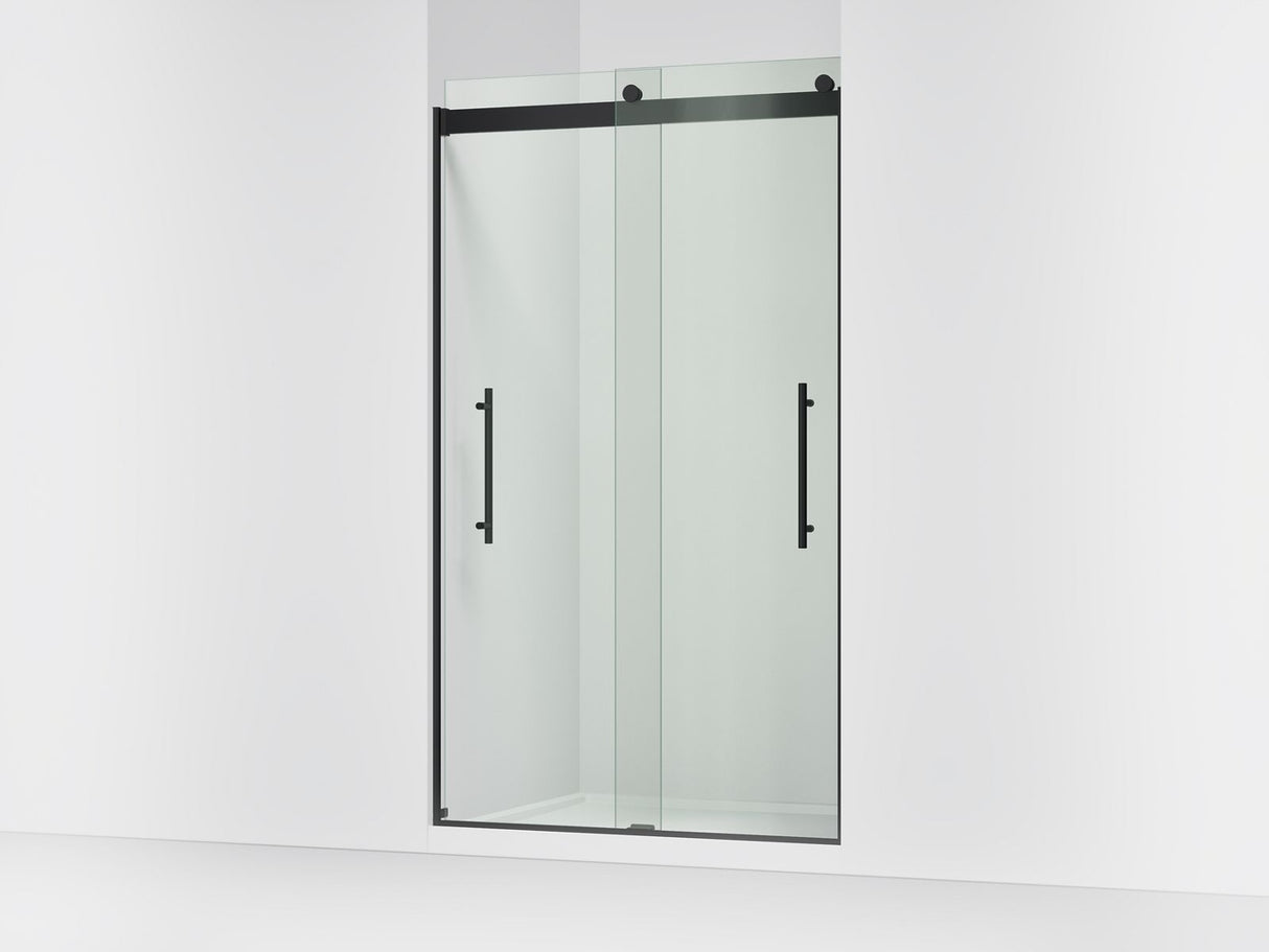 Levity® Plus 44-5/8"-47-5/8" W x 81.61" H bypass shower door with 3/8"-thick Crystal Clear glass
