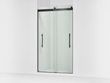 Levity® Plus 44-5/8"-47-5/8" W x 81.61" H bypass shower door with 3/8"-thick Crystal Clear glass
