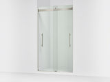 Levity® Plus 44-5/8"-47-5/8" W x 81.61" H bypass shower door with 3/8"-thick Crystal Clear glass