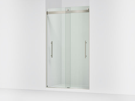 Levity® Plus 44-5/8"-47-5/8" W x 81.61" H bypass shower door with 3/8"-thick Crystal Clear glass