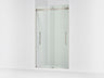 Levity® Plus 44-5/8"-47-5/8" W x 81.61" H bypass shower door with 3/8"-thick Crystal Clear glass