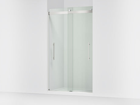 Levity® Plus 44-5/8"-47-5/8" W x 81.61" H bypass shower door with 3/8"-thick Crystal Clear glass
