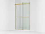 Levity® Plus 44-5/8"-47-5/8" W x 81.61" H bypass shower door with 3/8"-thick Crystal Clear glass