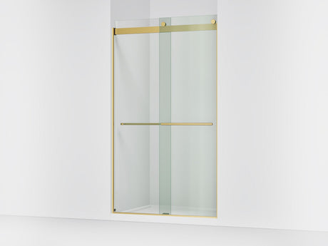 Levity® Plus 44-5/8"-47-5/8" W x 81.61" H bypass shower door with 3/8"-thick Crystal Clear glass