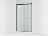 Levity® Plus 44-5/8"-47-5/8" W x 81.61" H bypass shower door with 3/8"-thick Crystal Clear glass