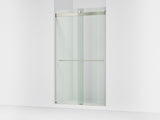 Levity® Plus 44-5/8"-47-5/8" W x 81.61" H bypass shower door with 3/8"-thick Crystal Clear glass
