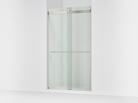 Levity® Plus 44-5/8"-47-5/8" W x 81.61" H bypass shower door with 3/8"-thick Crystal Clear glass