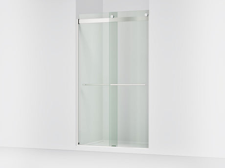 Levity® Plus 44-5/8"-47-5/8" W x 81.61" H bypass shower door with 3/8"-thick Crystal Clear glass