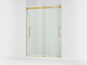 Levity® Plus 56-5/8"-59-5/8" W x 81.61" H bypass shower door with 3/8"-thick Crystal Clear glass