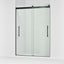 Levity® Plus 56-5/8"-59-5/8" W x 81.61" H bypass shower door with 3/8"-thick Crystal Clear glass