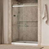 Levity® Plus 56-5/8"-59-5/8" W x 81.61" H bypass shower door with 3/8"-thick Crystal Clear glass