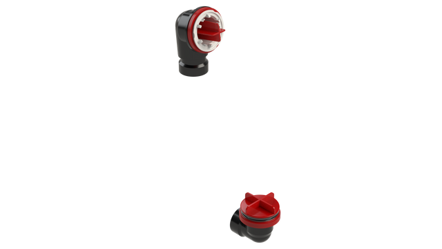ABS Offset Waste & Overflow Testable Rough-In Half Kit (7030TDRI-HK)