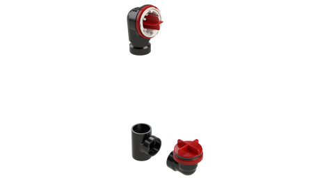 ABS Offset Waste & Overflow Testable Rough-In Kit (7030TDRI-K)