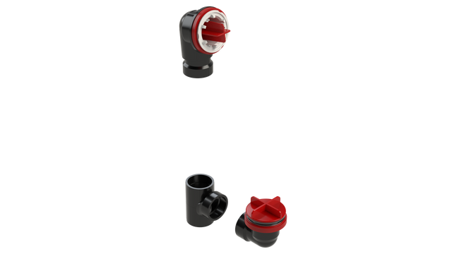 ABS Offset Waste & Overflow Testable Rough-In Kit (7030TDRI-K)