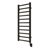 19.5"x50.5" Tuzio Milano Towel Warmer in Matte Black / Electric Hardwired