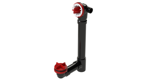 ABS Offset Waste & Overflow Testable Rough-In with Condensate Hub (7035TDRI-16)