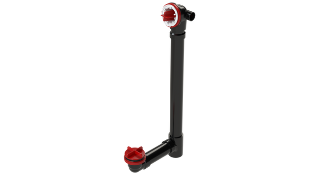 ABS Offset Waste & Overflow Testable Rough-In Extended with Condensate Hub (7035TDRI-20)