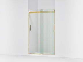 Levity® 44-11/16"-47-5/8" W x 74" H bypass shower door with 1/4"-thick Crystal Clear glass