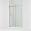 Levity® 44-11/16"-47-5/8" W x 74" H bypass shower door with 1/4"-thick Crystal Clear glass