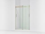 Levity® 44-11/16"-47-5/8" W x 74" H bypass shower door with 1/4"-thick Crystal Clear glass