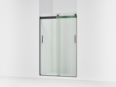 Levity® 44-11/16"-47-5/8" W x 74" H bypass shower door with 1/4"-thick Crystal Clear glass