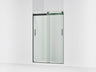 Levity® 44-11/16"-47-5/8" W x 74" H bypass shower door with 1/4"-thick Crystal Clear glass